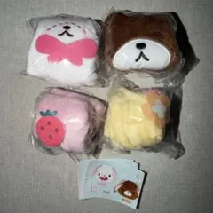 シュガーバニーズ　ふわふわ巾着　4点セット