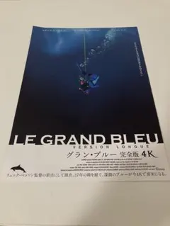 映画「グラン・ブルー」 パンフレット - メルカリ