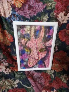 美人画　鉛筆原画　「いつも一緒に」　A4ケント紙　直筆画サイン落款入り