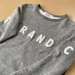 Healthknit スウェット グレー Mサイズ　パッチワークのサムネイル