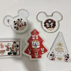 ディズニー　ミッキーマウス クリスマスプレートセット
