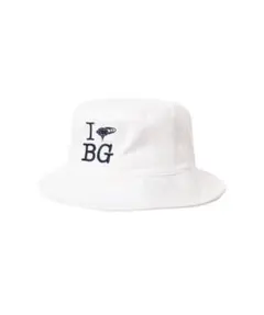 BEAMS GOLF I ♥ BG バケットハット ホワイト　ビームス
