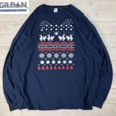 GILDAN 長袖Tシャツ ロンT ジョークデザイン　オーバーサイズのサムネイル