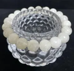 【極上のシルク感】スノーガーデンクォーツ（ホワイトガーデンクォーツ）ブレスレット