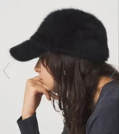 ヘアリーキャップ 黒