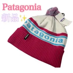 パタゴニア キッズ パウダー タウン ビーニー ニット帽 ニットキャップ 新品