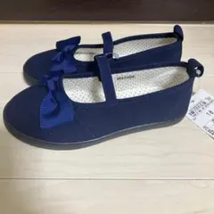 新品タグ付き　KUMIKYOKU 組曲 セレモニーシューズ18㎝ ネイビー