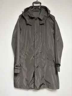 美品】+CLOTHET クロスクローゼット レインコート グレー 撥水 干場 