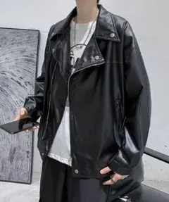 期間限定価格！✨フェイクレザーライダースジャケット✨
