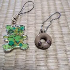 クマとドーナツのアクリルキーホルダーセット