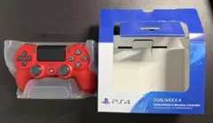 PS4 DUALSHOCK 4 ワイヤレスコントローラー レッド