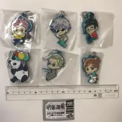 呪術廻戦 でふぉラバ 私服キーホルダー 虎杖 五条 七海 野薔薇 真希 パンダ