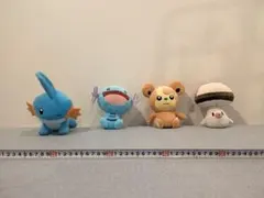 ポケモン ぬいぐるみ 4体セット ミズゴロウ ウパー ヒメグマ