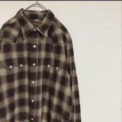 オンブレチェックシャツ シャツ