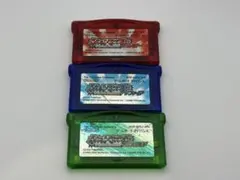 ポケットモンスター エメラルド・サファイア・ルビー 3本セット