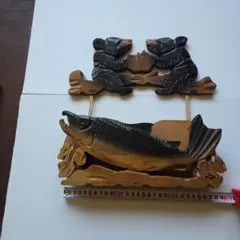 巨匠作品 道人？作品木彫木工細工天然無垢けやき欅凄い技芸術美術骨董
