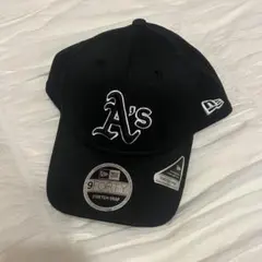 New Era 9FORTY A's アスレチックス ブラック キャップ 美品