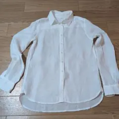 無印良品　 リネン　長袖シャツ