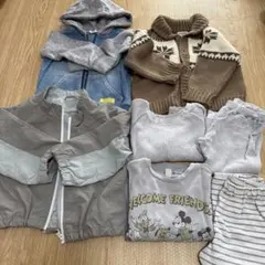 秋服まとめ売り パジャマ100 ウインドブレーカー