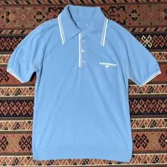 70s〜ヴィンテージ　サマーニット　半袖ニットポロ50s ロカビリーのサムネイル