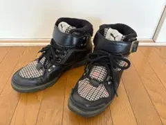 【廃版・美品】Puma サスカッチ ハイカット スニーカー 26cm チェック柄