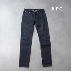 A.P.C. / リジッド スリム テーパード デニム ジーンズ 29 紺