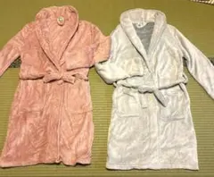 ARDENE ボアハーフガウン　Sサイズ　グレー＆ピンク２点セット