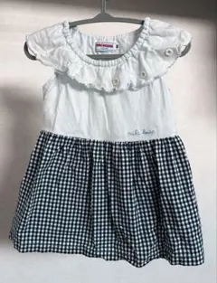 ミキハウス フリル付きワンピース