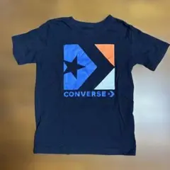 コンバース　convers半袖　tシャツ　ネイビー　　海外　送料込み　匿名配送