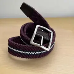 紫 系ストライプ ベルト