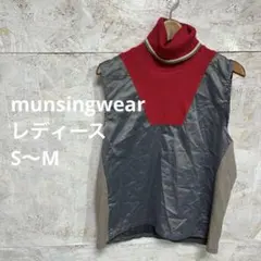 【 6317番】munsingwear GOLFナイロンベスト　S〜Mのサムネイル