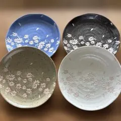 未使用保管品✨九谷焼 晄窯 花束 平皿 単品✨花たば 春 取り皿 清水焼 有田焼 未使用保管品✨九谷焼 晄窯 花束 平皿 単品✨花たば 春 取り皿 清水焼