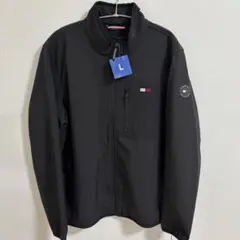 TOMMY HILFIGER ブラック 黒　ジャケット L アウター