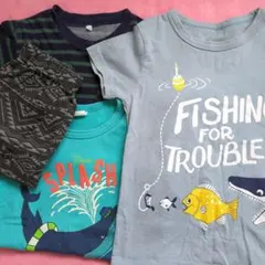 キッズ　Tシャツ120cm ３枚　ハーフパンツ120cm まとめ売り