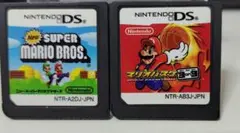 ニュースーパーマリオブラザーズ& マリオバスケット 3on3 セット ソフトのみ