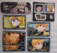 鬼滅の刃 ダイニング 鼓屋敷編 お楽しみくじ 缶バッジ アクリル カード 善逸⑤のサムネイル