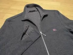■バーバリー■ブラックレーベル■フルジップ■スエット地■ジャケット■2