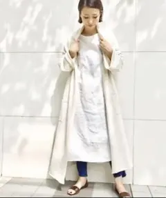 ドゥーズィエムクラス　ロングニットカーディガン　ガウン