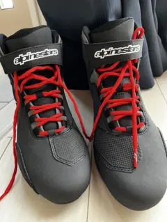 Alpinestars×DIESEL グレー/レッド ライディングシューズ - メルカリ