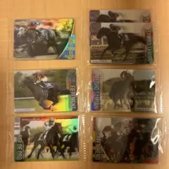 サラブレッドホースコレクション 競馬 ウエハース カード 7枚セット 複製サイン