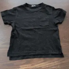 GU ブラック Tシャツ 100cm ポケット付き