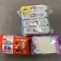 おしりふき 除菌シート 3個セット ピジョン LEC アンパンマン 流せるのサムネイル