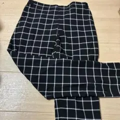 UNIQLO キッズ チェック柄 ロングパンツ XL 145-155cm