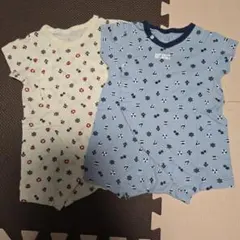 海洋テーマロンパース2点セット60~70