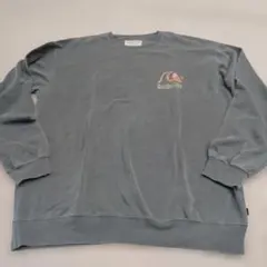 QUIKSILVER クイックシルバー トレーナー　XL チャコールグレーのサムネイル