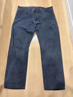 ディーゼル ダークグレーダメージデニムパンツ