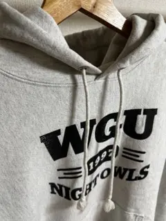 リバースウィーブ パーカー WGU フクロウ グレー M
