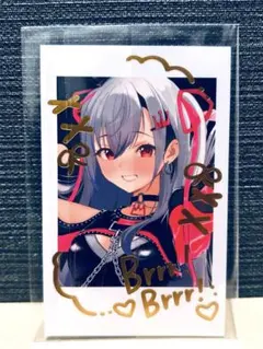 C107 ホロライブ　flow glow 響咲リオナ チェキ風カード　①