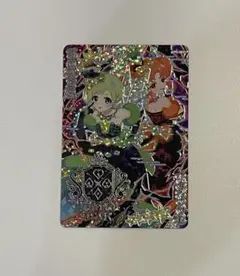 ひみつのアイプリ　ダークカルテットスターバズリウムグリーン　ダークアイリ　サイン