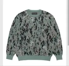 WACKO MARIA JACQUARD KNIT SWEATER CAMOのサムネイル
